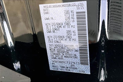 2026 Nissan Rogue SV