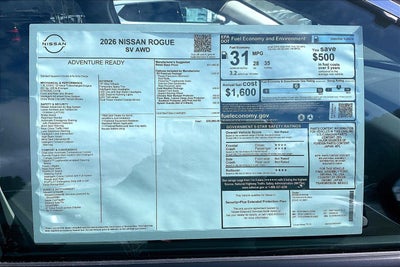 2026 Nissan Rogue SV