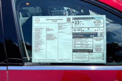 2026 Nissan Pathfinder SV