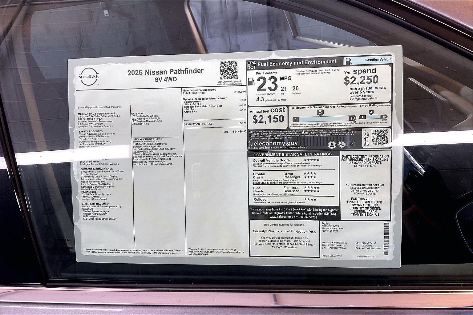 2026 Nissan Pathfinder SV