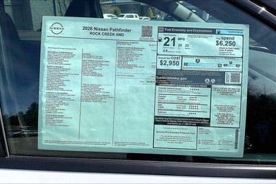 2026 Nissan Pathfinder Rock Creek