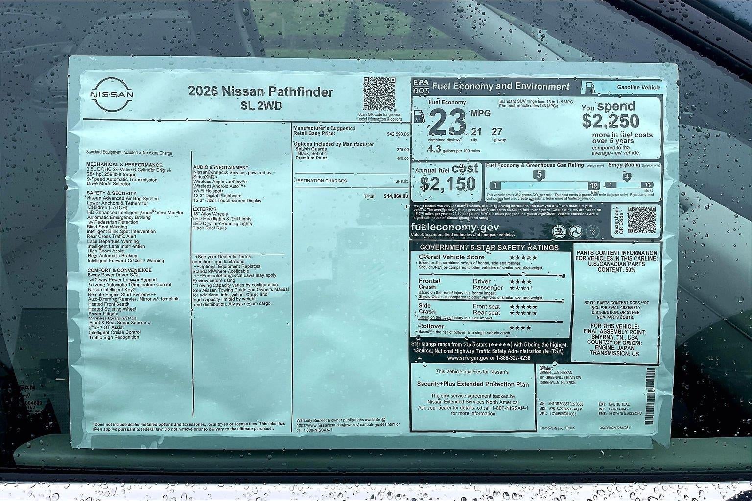 2026 Nissan Pathfinder SL