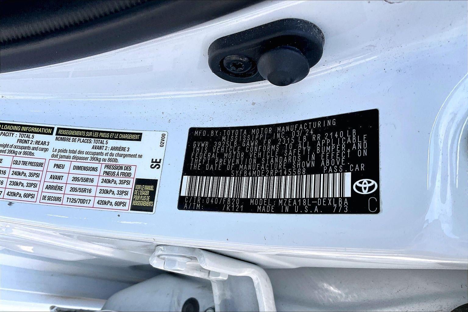 2024 Toyota Corolla LE