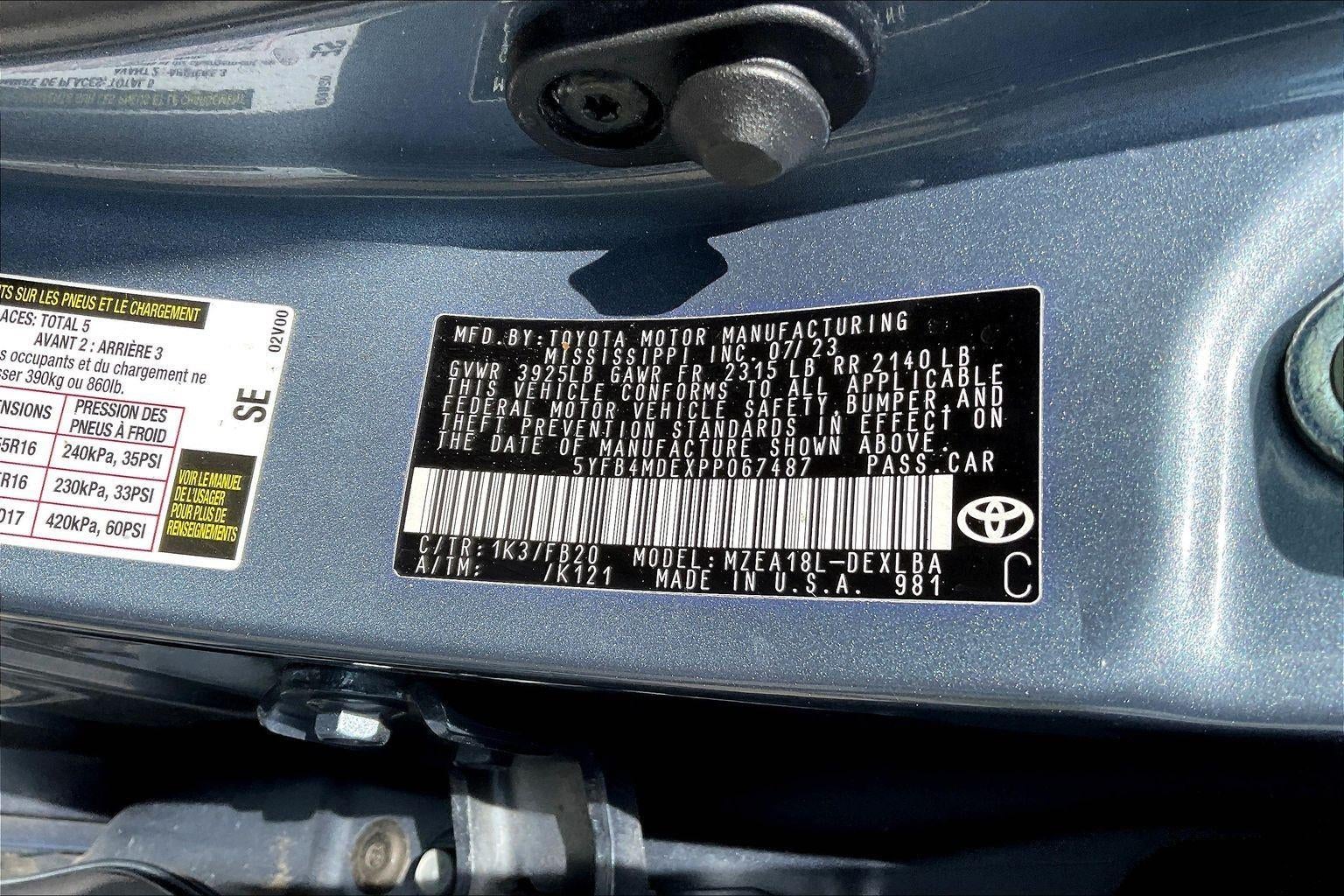 2023 Toyota Corolla LE