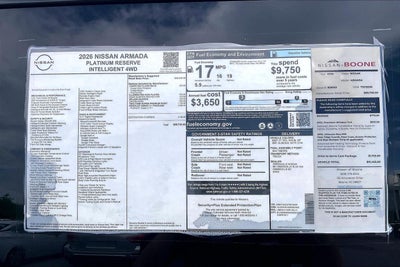 2026 Nissan Armada Platinum Reserve