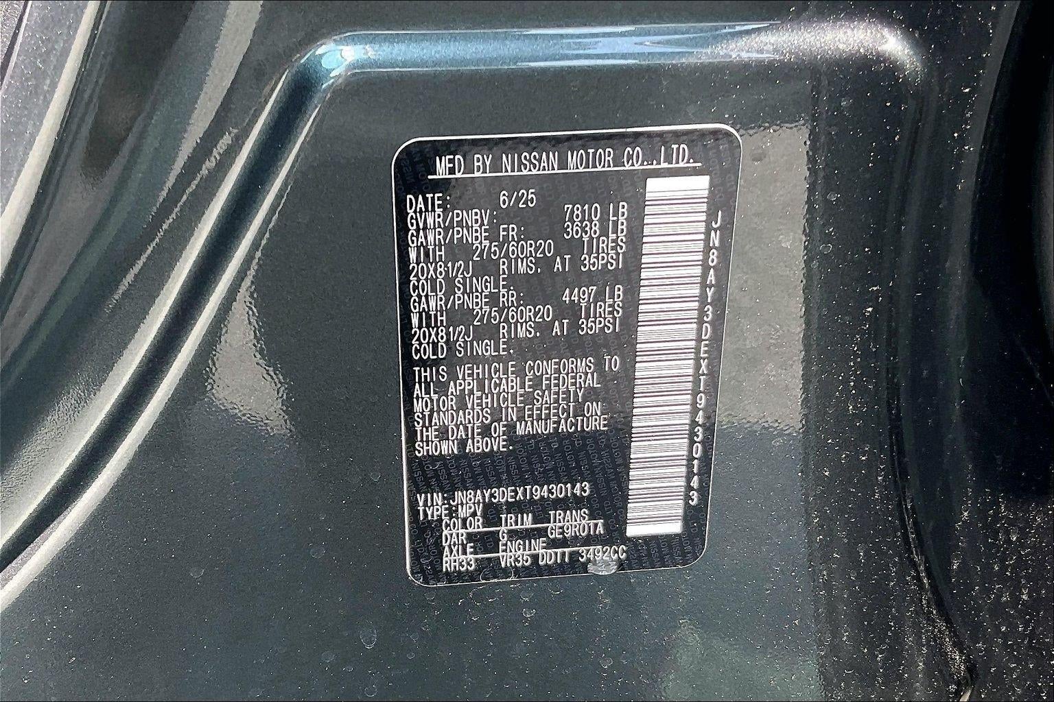 2026 Nissan Armada PRO-4X
