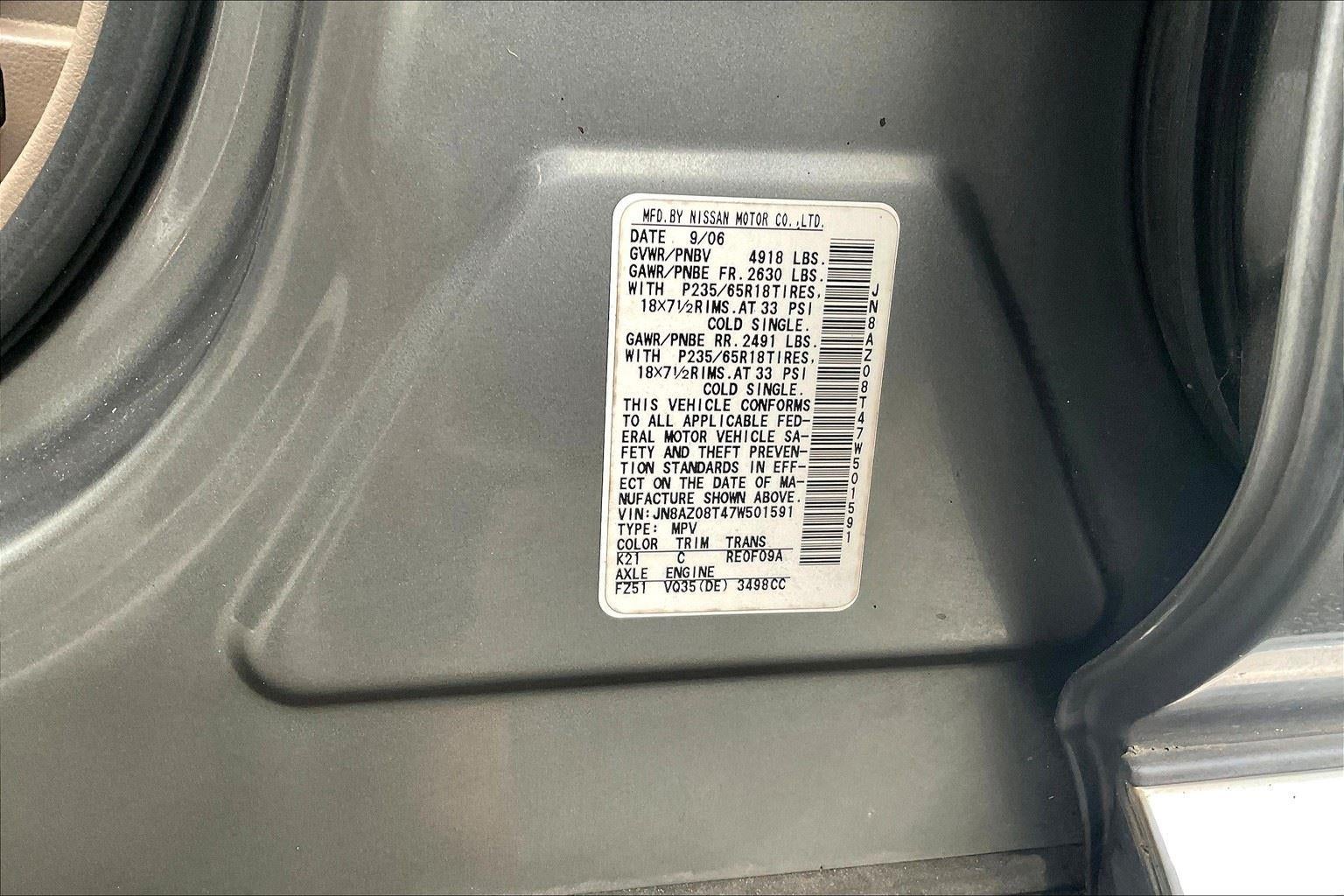 2007 Nissan Murano SL