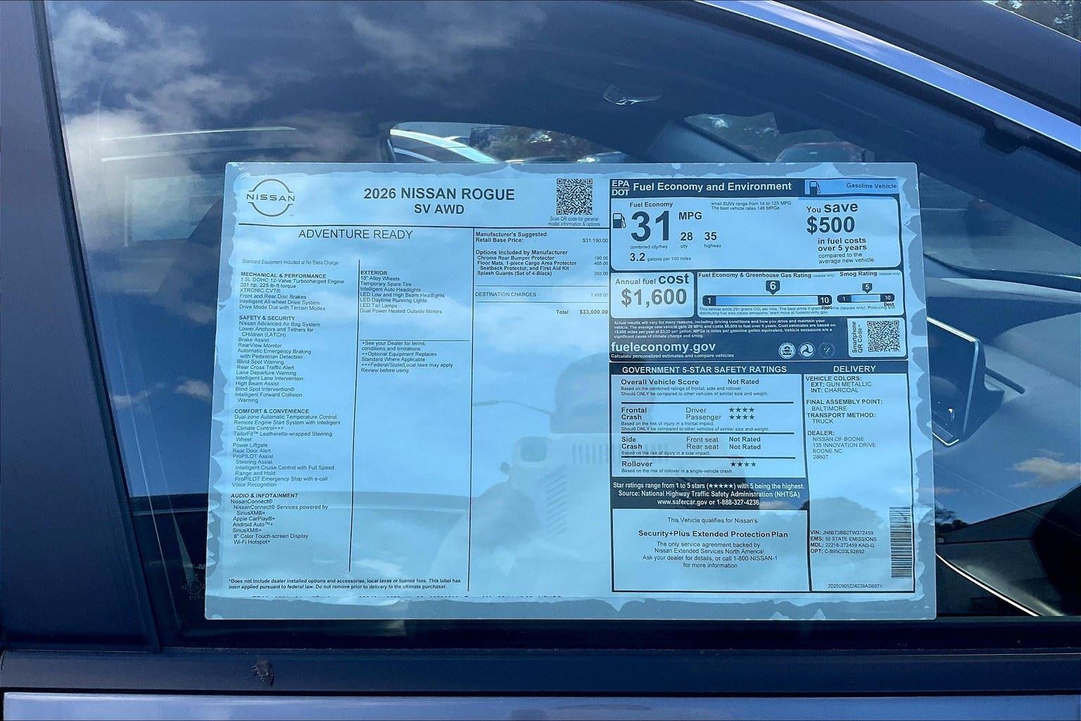 2026 Nissan Rogue SV