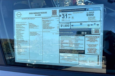 2026 Nissan Rogue Platinum