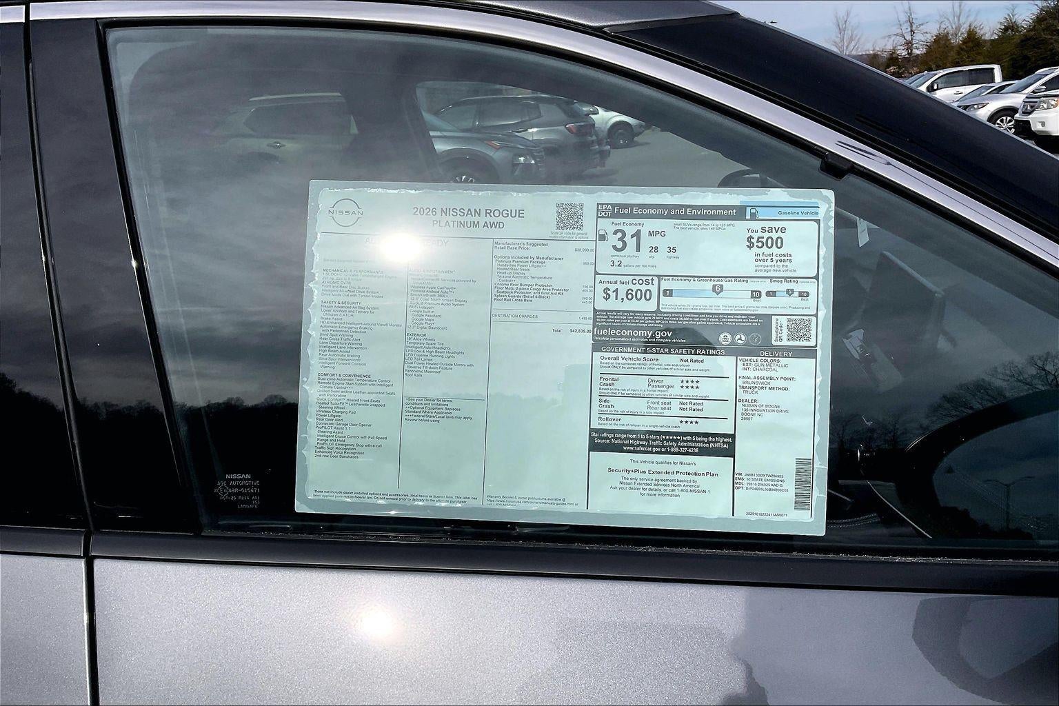 2026 Nissan Rogue Platinum