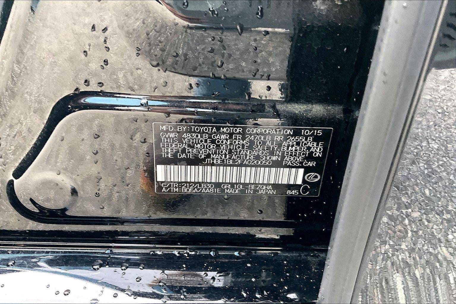 2015 Lexus GS 350 Crafted Line