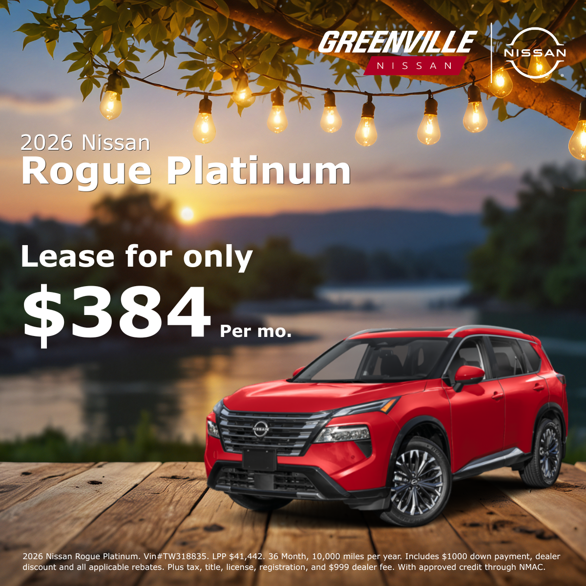 Only $384/mo